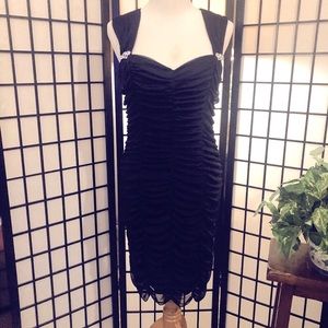 Black evening dress by Scarlett size 12